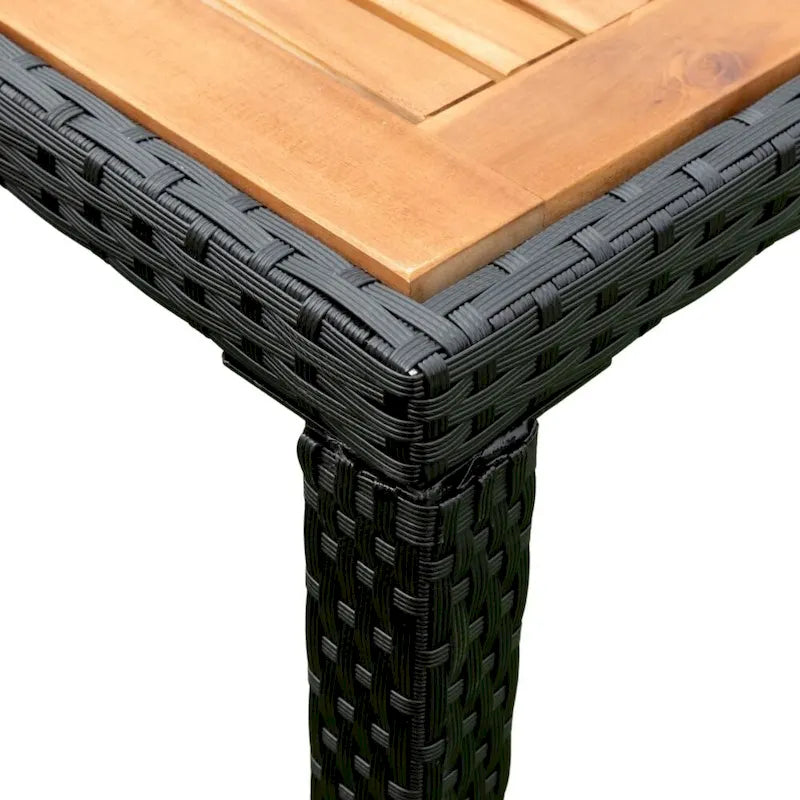 5 Piece Outdoor Patio Wicker Dining Set Patio Wicker Furniture Dining Set