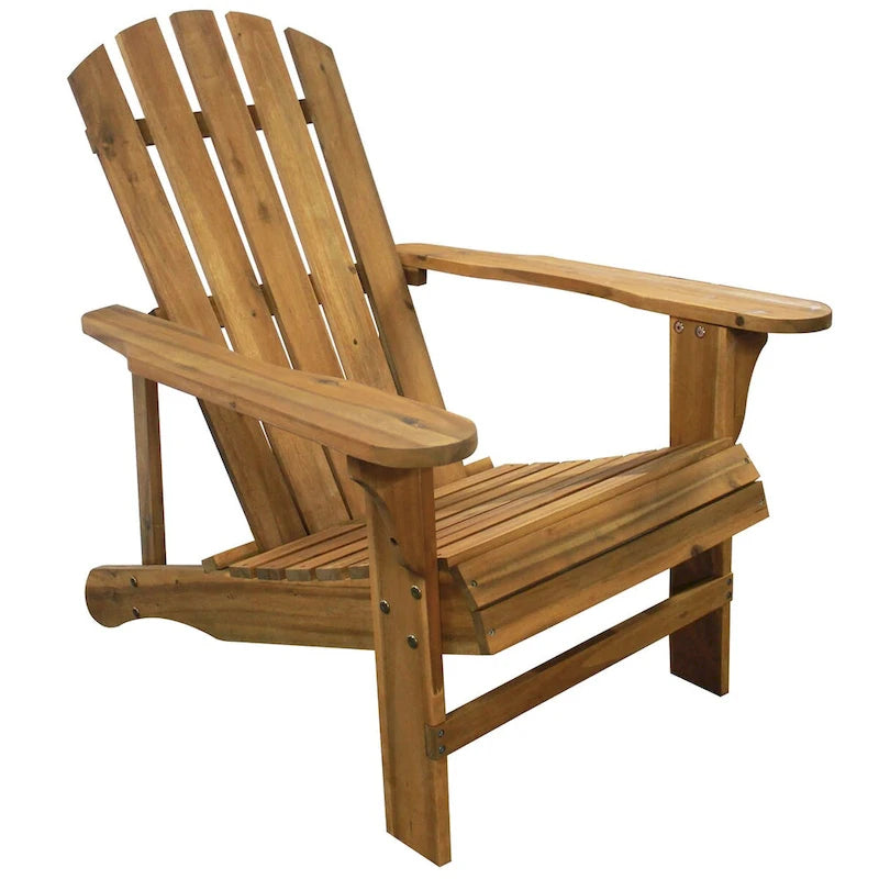Leigh Country TX 39006 Folding Adult Adirondack Chair White