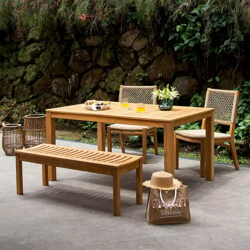 Cambridge Casual Paxton 4-piece Teak Outdoor Dining Set