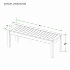 Cambridge Casual Paxton 4-piece Teak Outdoor Dining Set