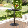 Cast Aluminium 35  Round Bar Table