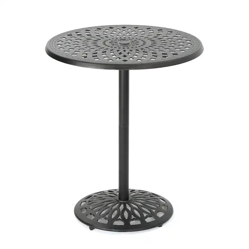 Cast Aluminium 35  Round Bar Table