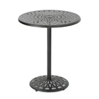 Cast Aluminium 35  Round Bar Table