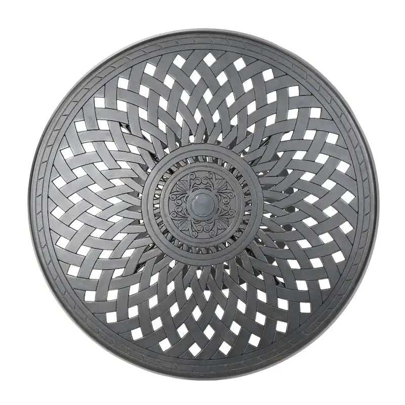 Cast Aluminium 35  Round Bar Table