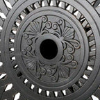 Cast Aluminium 35  Round Bar Table