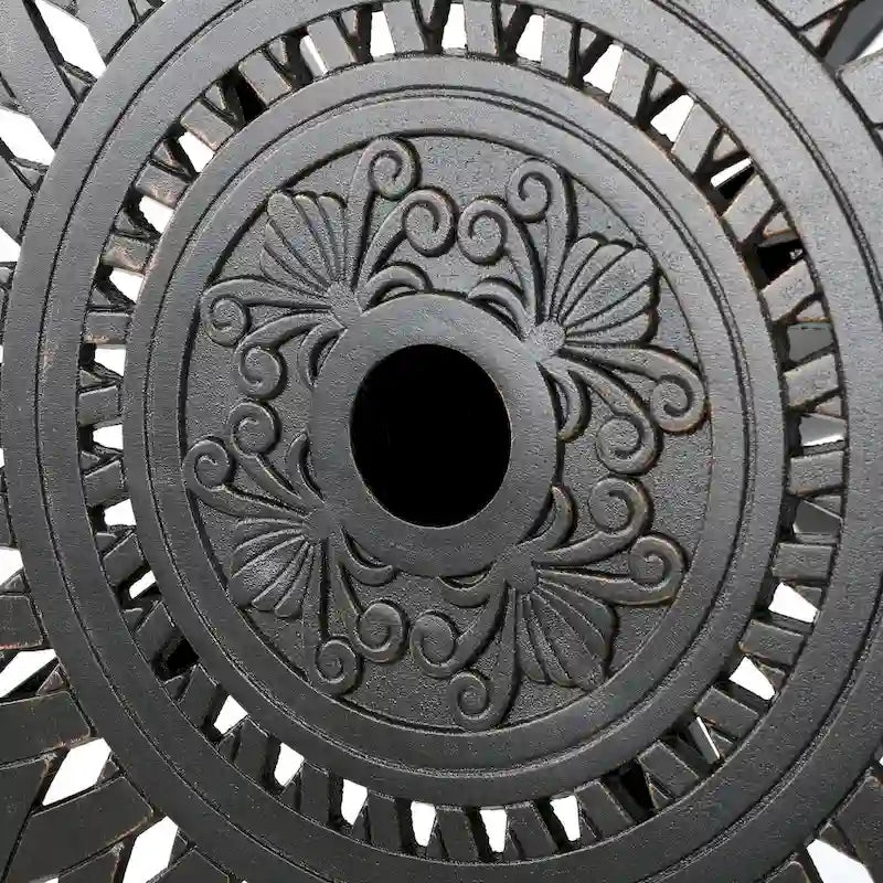 Cast Aluminium 35  Round Bar Table