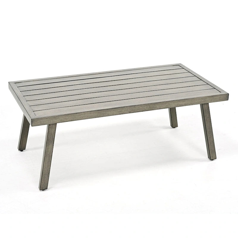 1-Piece Outdoor Aluminum Patio Coffee Table