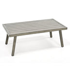 1-Piece Outdoor Aluminum Patio Coffee Table