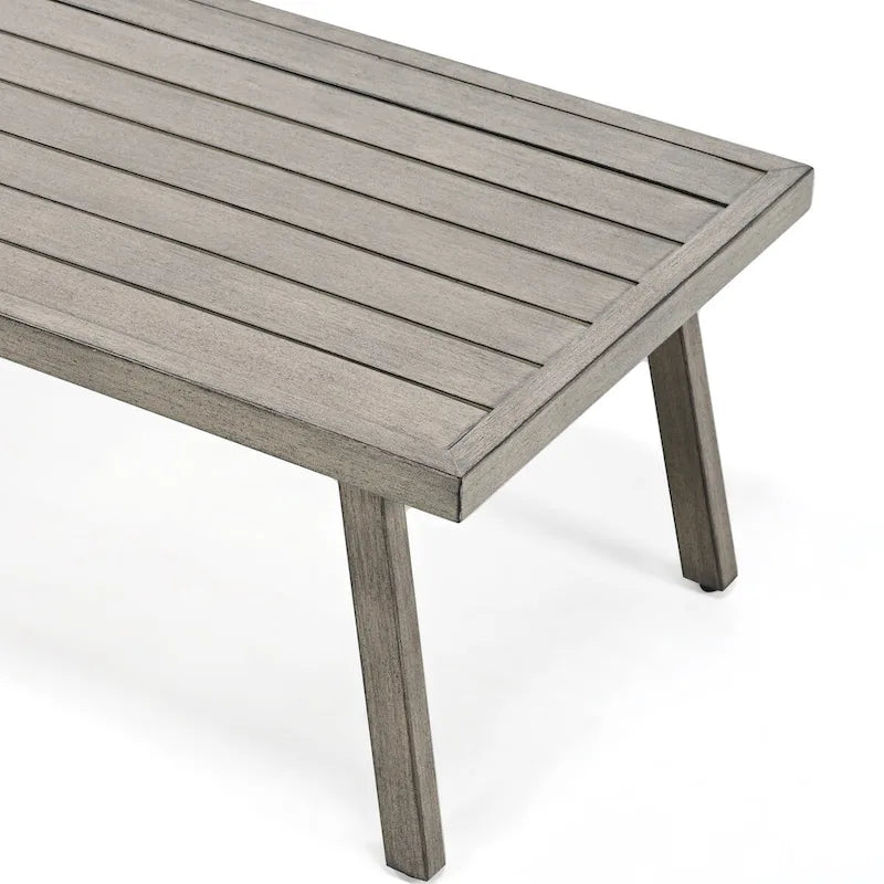 1-Piece Outdoor Aluminum Patio Coffee Table