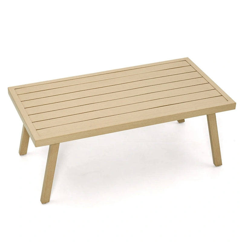 1-Piece Outdoor Aluminum Patio Coffee Table
