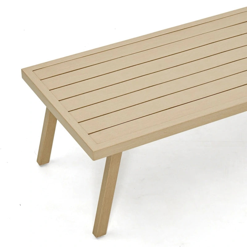 1-Piece Outdoor Aluminum Patio Coffee Table